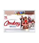 Cowboy Makeup Set  4 Makeup Sticks, Skin & Brown Makeup In Tray, Applicator 