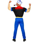 Super Sailor  Muscle Arms T-Shirt, Pants With Belt, Hat 