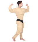 Bodybuilder  Muscle Overalls With Slip 