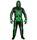 Neon Skeleton  Overalls, Gloves, Mask 