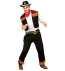Cowboy  Shirt With Vest, Pants, Bandana 