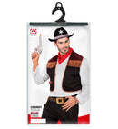 Cowboy  Shirt With Vest, Pants, Bandana 