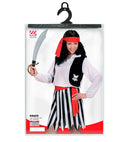 Pirate  Shirt With Vest, Skirt, Belt, Headband 