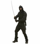 Ninja  Hooded Coat, Pants, Belt, Mask, Arm & Leg Ties 