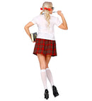 School Girl  Shirt, Skirt, Necktie, Bow Hair Clips 