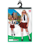 School Girl  Shirt, Skirt, Necktie, Bow Hair Clips 