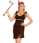 Indian  Dress, Headband With Feather 