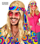 Blonde 70S Disco Fever Wig With Headband In Box