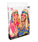 Blonde 70S Disco Fever Wig With Headband In Box