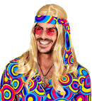 Blonde 70S Disco Fever Wig With Headband In Box