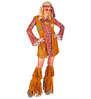 Hippie  Dress, Vest, Headband, Fringe Boot Covers 