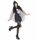 Screaming Ghost Lady  Hooded Dress, Poncho 