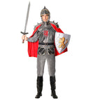 Knight  Tunic With Armour & Cape, Belt, Helmet 
