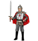 Knight  Tunic With Armour & Cape, Belt, Helmet 