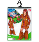 Hippie  Dress, Vest, Headband, Fringe Boot Covers 