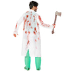 Zombie Surgeon  Lab Coat With Shirt And Wound, Pants, Bloody Gloves 