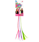 Holographic Sequin Star With 3 Colored Braids Hair Extension For Girl