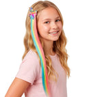 Holographic Sequin Unicorn Hair Extension For Girl