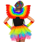 Rainbow Sequin Hat With Meche Dream Hair