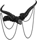 Headpiece Horns Black