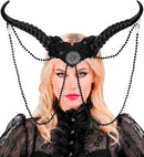 Headpiece Horns Black