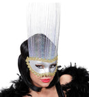 Silver Mask With Holographic Crest