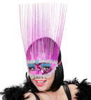 Pink Mask With Holographic Crest