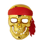 Gold Pirate Skull Mask