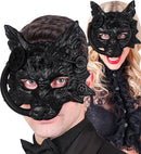 Mask Steampunk Wolf Black