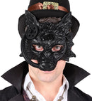 Mask Steampunk Wolf Black