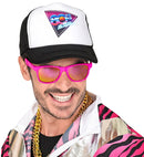 80'S Neon Pink Glasses With Revo Lenses
