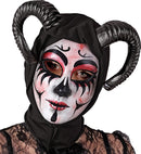 Mask Hooded Commedia Dell'Arte Demon Woman