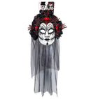 Mask With Black Roses & Veil Death Queen