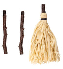 Collapsible Crooked Witch Broom 138 Cm