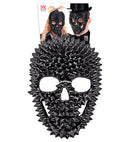 Mask Skull Spiked Black