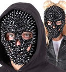 Mask Skull Spiked Black