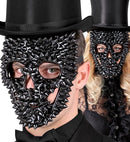 Mask Skull Spiked Black