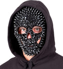 Mask Skull Spiked Black