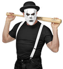 Harlequin Half-Face Mask With Bowler Hat