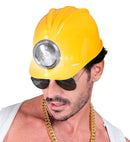 Constructor Helmet With Headlamp Hard Plastic