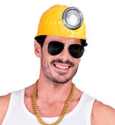 Constructor Helmet With Headlamp Hard Plastic