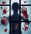 Bloody Hands Stickers
