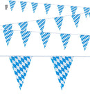 Pvc Bavaria Flag Garland 10 M - Suitable For Outdoor  20 Flags Size 20X30 Cm 
