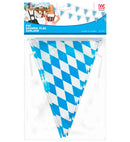 Pvc Bavaria Flag Garland 10 M - Suitable For Outdoor  20 Flags Size 20X30 Cm 