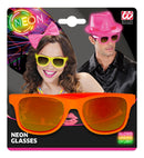 80'S Neon Orange Glasses With Revo Lenses