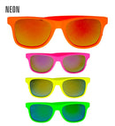 80'S Neon Glasses With Revo Lenses 4 Colors Assorted