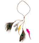 Multicolor Indian Feather Headband