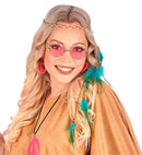 Turquoise Indian Feather Headband