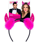 Pink Sequin Horns