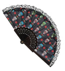 Dia De Los Muertos Fabric Fan 23 Cm